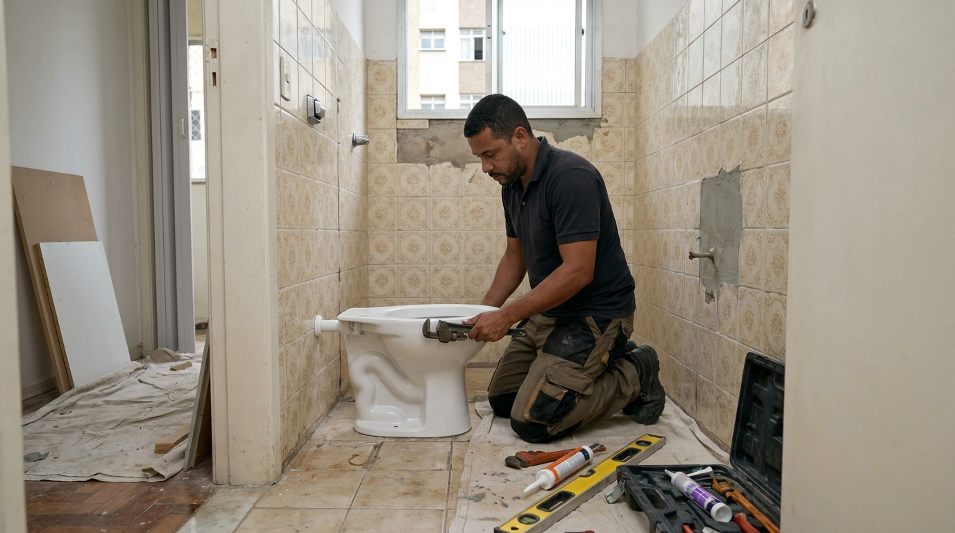 Reforço de vedação sanitária em São Luís-MA